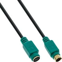 InLine PS / 2 - PS / 2, 2m, Juodas (13342H)