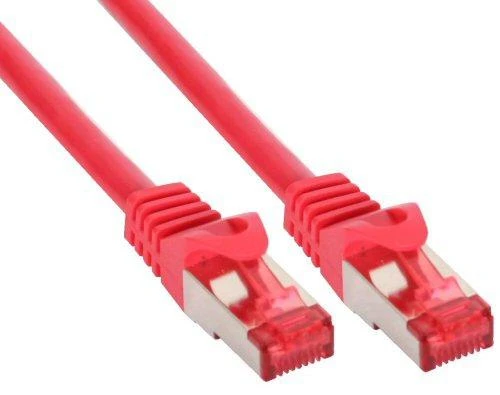 InLine Patchcord S/FTP, PiMF, Cat.6, PVC, raudona 30m (76430R)
