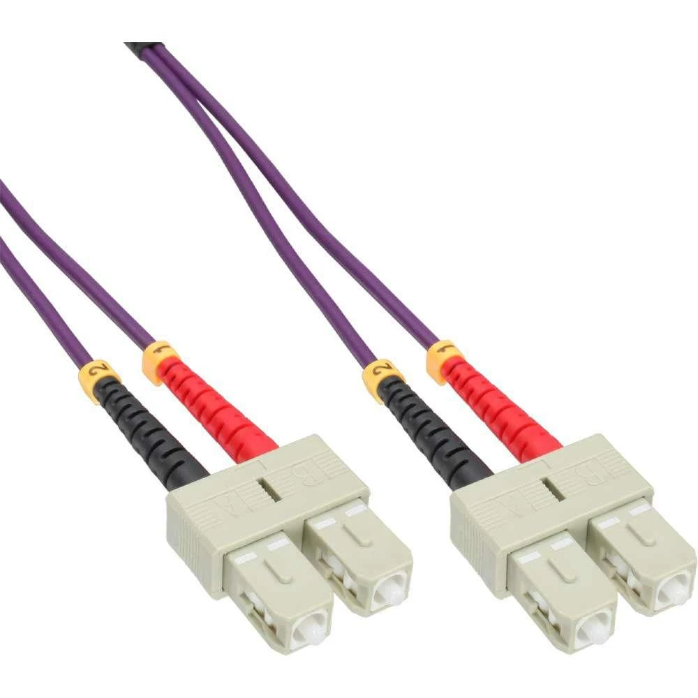 InLine Fiber Optic Patchcord SC/SC, 50/125 µm, OM4 20m (83520P)