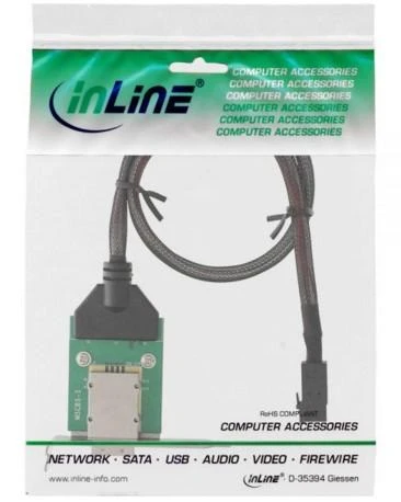 InLine SFF adapteris su pintos tekstūros laidu