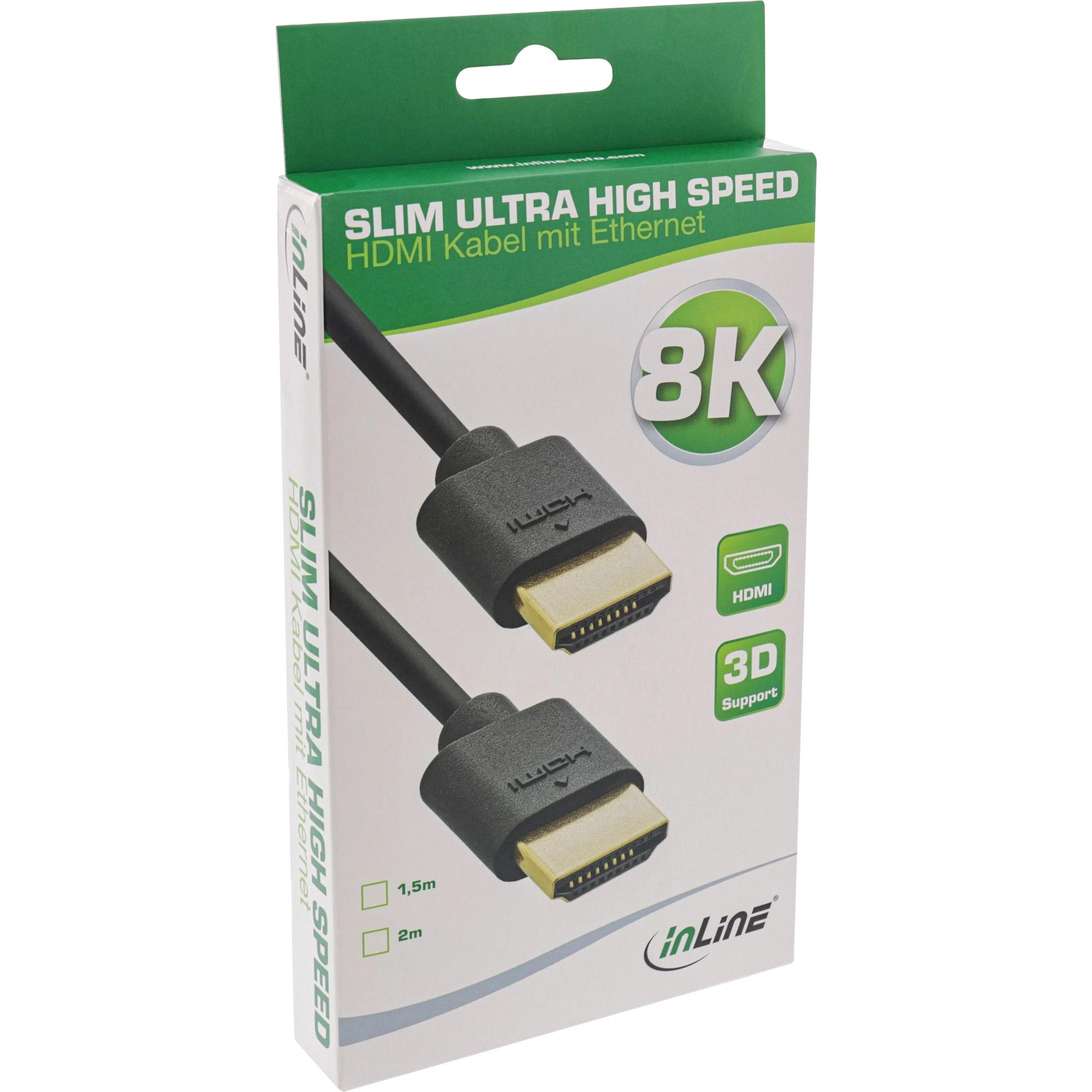 InLine HDMI kabelio pakuotė 8K