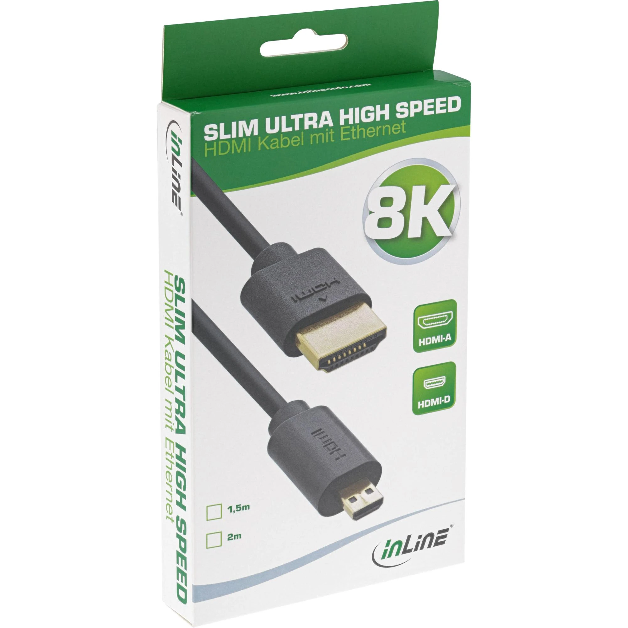 InLine HDMI AM/DM kabelio pakuotė