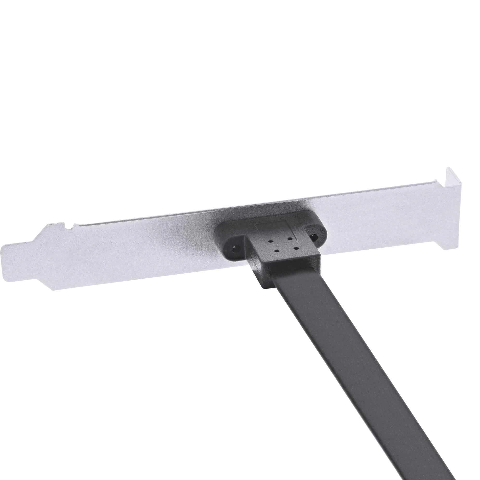 InLine lizdo laikiklis USB Type-C į USB 3.1 priekinį skydelį Key-A vidinis, 0,5 m