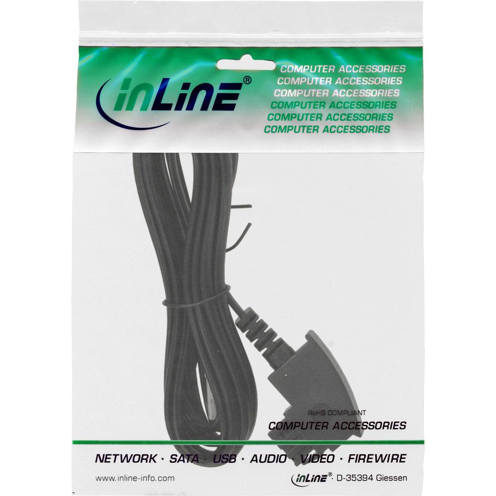 InLine TAE-F kabelis DSL maršrutizatoriui, TAE-F kištukas prie RJ45 8P2C - 20m