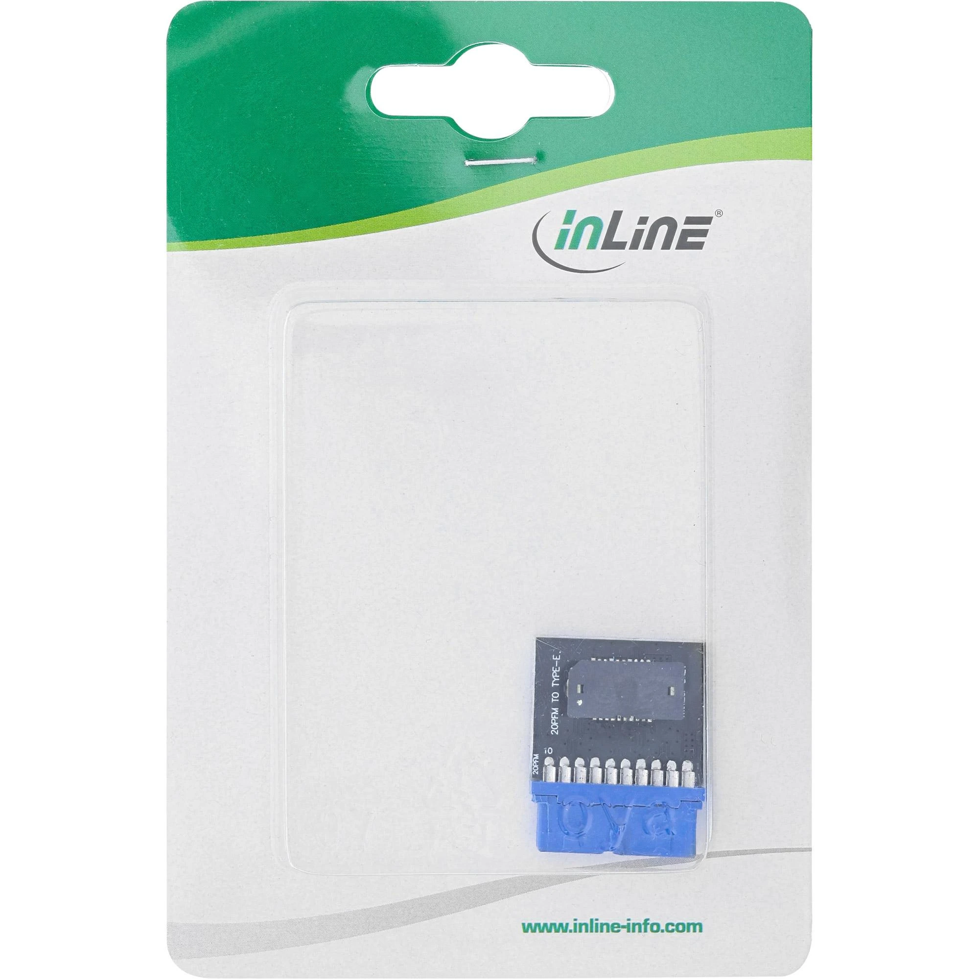 Inline USB 3.0 į USB 3.1 vidinis adapteris pakuotėje