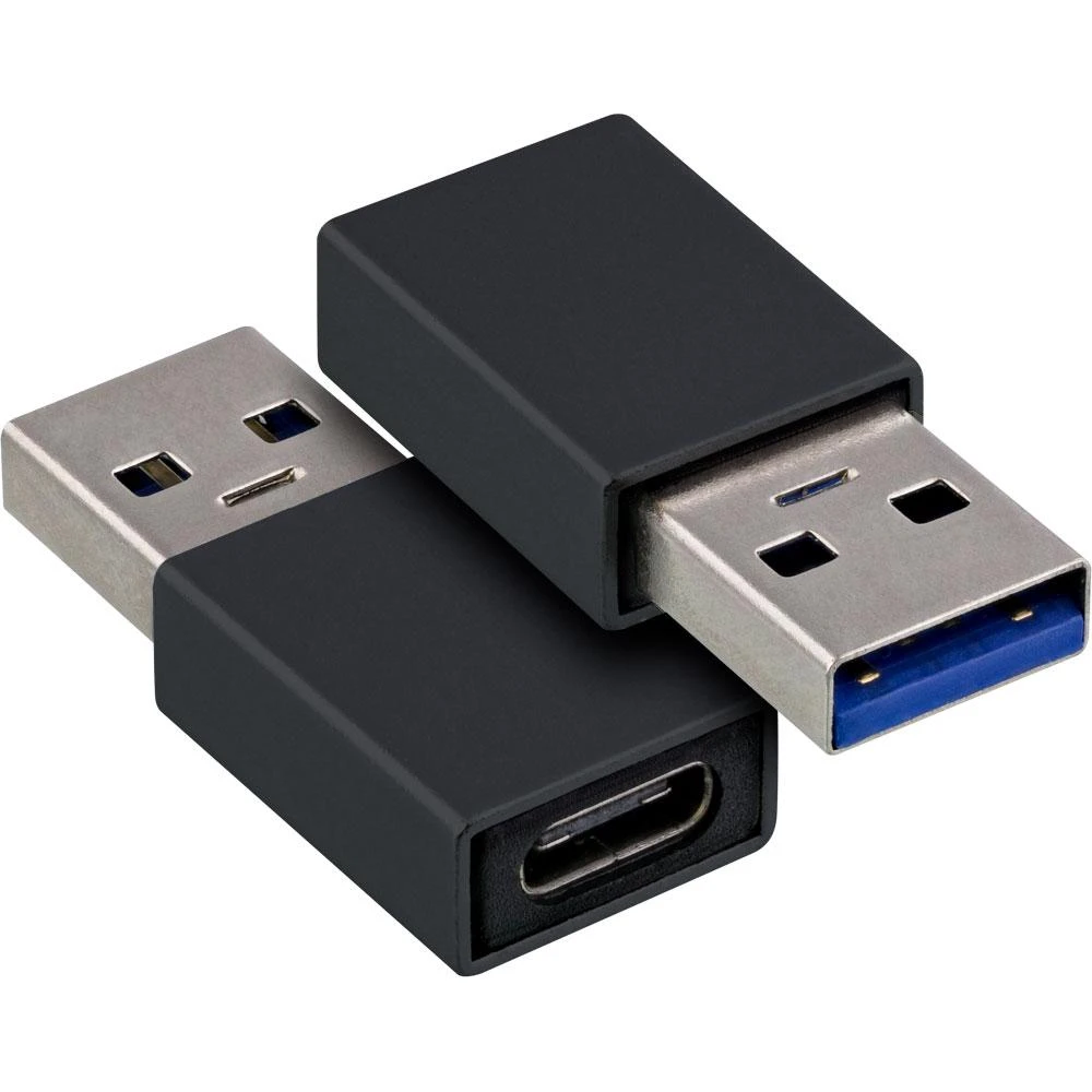 InLine USB 3.2 Gen 1 HUB USB Type-C iki 3 prievadų Type-A ir 2 Type-C su 3A maitinimo šaltiniu, juodas