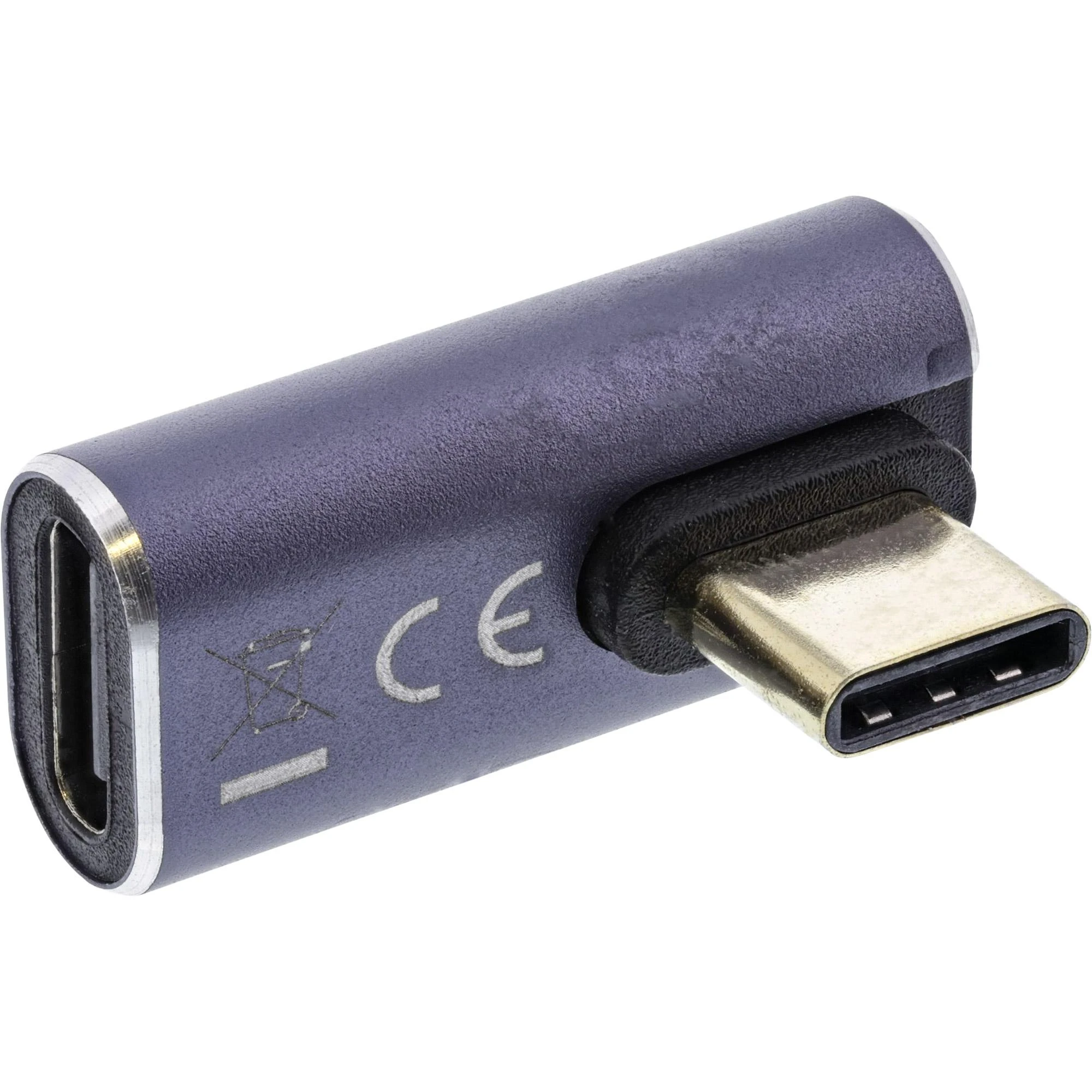 Adapteris USB InLine USB-C - USB-C Juoda (35900C)