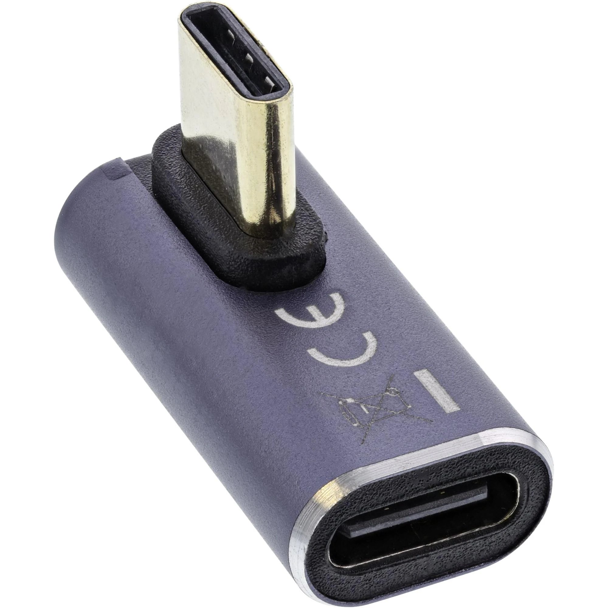 Adapteris USB InLine USB-C - USB-C Juoda (35900C)