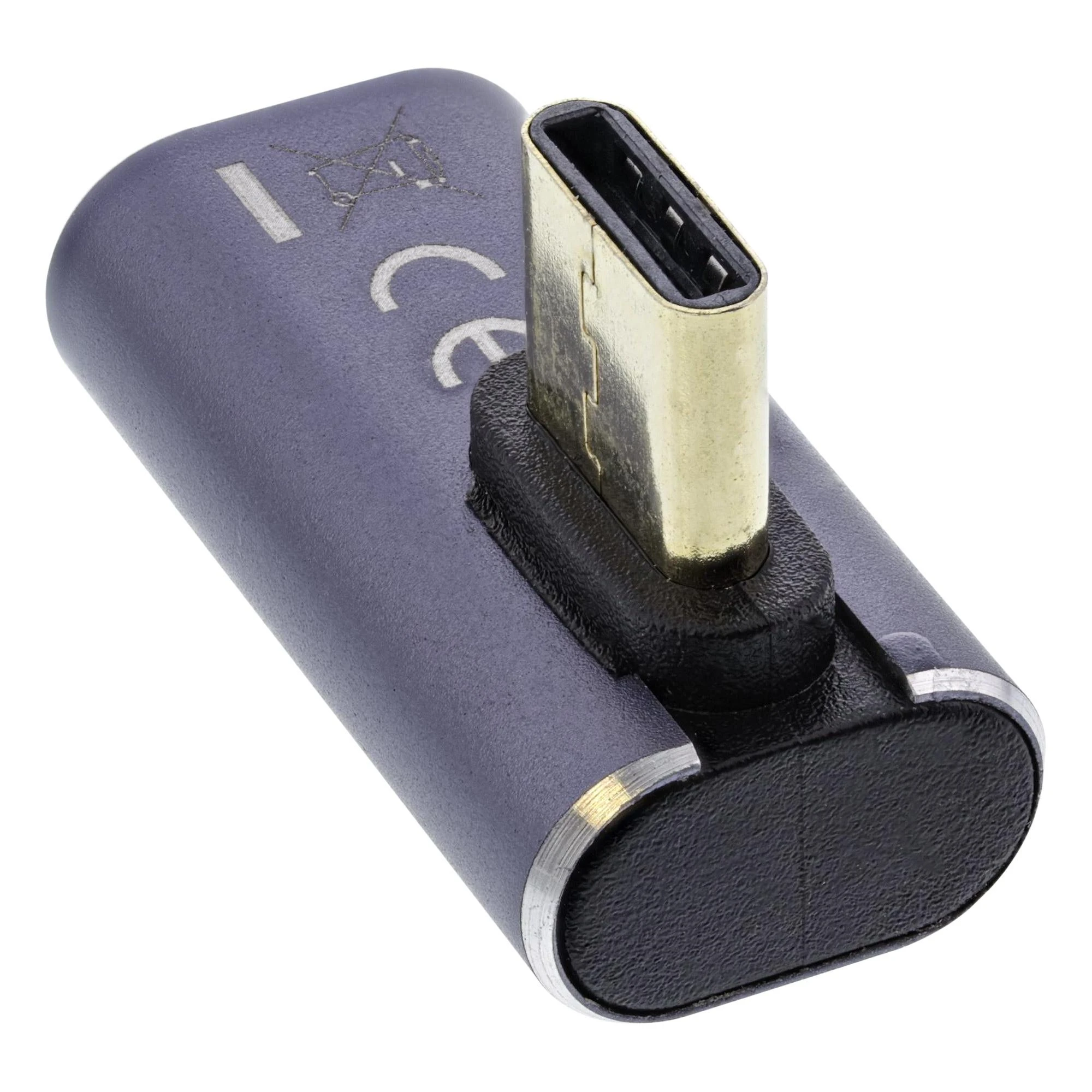 USB-C kampinis adapteris, pilkas aliuminis