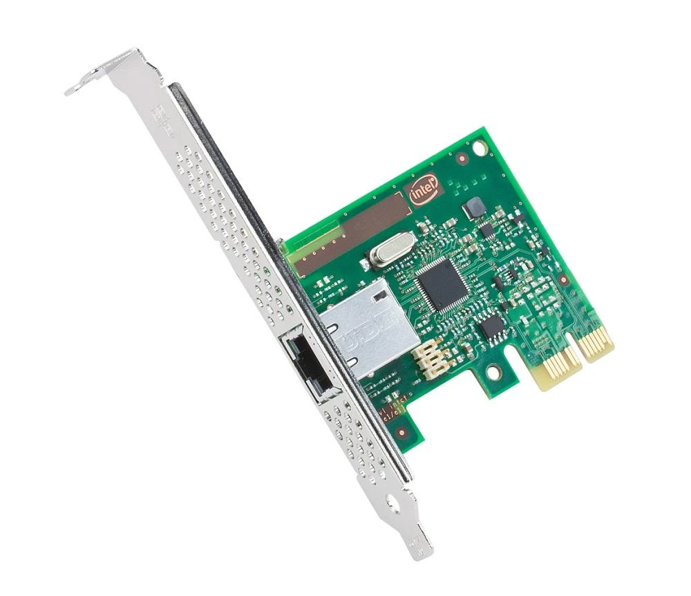 INTG INTEL I210T1 serverio adapteris 1 prievado 10/100/1000Mbps vieno prievado varinis PCI-e x1 žemo profilio viso aukščio mažmeninė prekyba