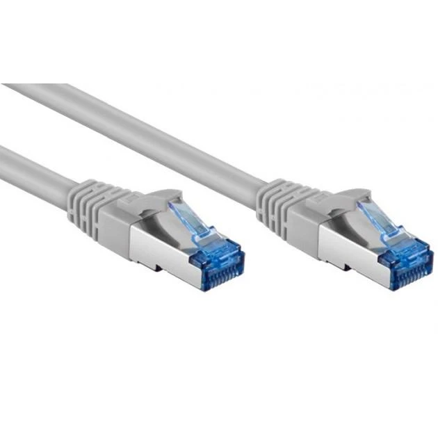 INTELLINET CAT6a S/FTP tinklo kabelis LSZH, 0,5 m, pilkas, 317092