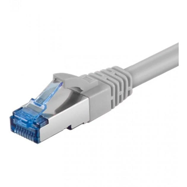 INTELLINET CAT6a S/FTP tinklo kabelis LSZH, 0,5 m, pilkas, 317092