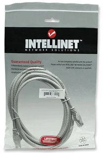 Intellinet 1,5 m Cat6 tinklo kabelis 1,5 m U/UTP (UTP) Pilka