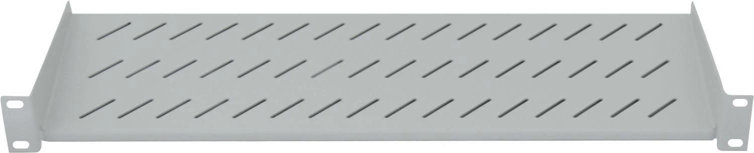Intellinet 19" konsolinė lentyna, 1U, 2 taškų priekinis tvirtinimas, 150 mm Gylis, Pilkas, 712200