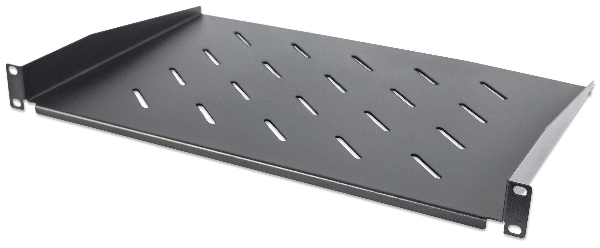 INTELLINET 19" Fixed Shelf 1U, 350 mm Gylis, Juodas, 714891