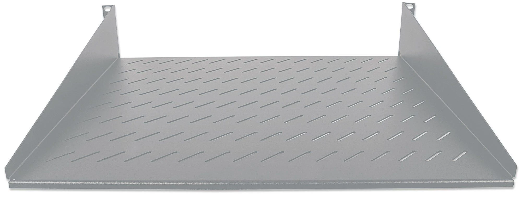 Intellinet 712224 lentyna 2U 400 mm 19 colių stovas, 2 tvirtinimo taškai perforuotas rutulys