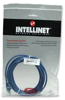 INTELLINET UTP LAN Cat6, kabelis, jungiamasis, 0.5m, mėlynas, 342568