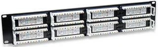 Intellinet 513579 Komutacinė panelė UTP Cat5e 2U 48 prievadų RJ45, juoda