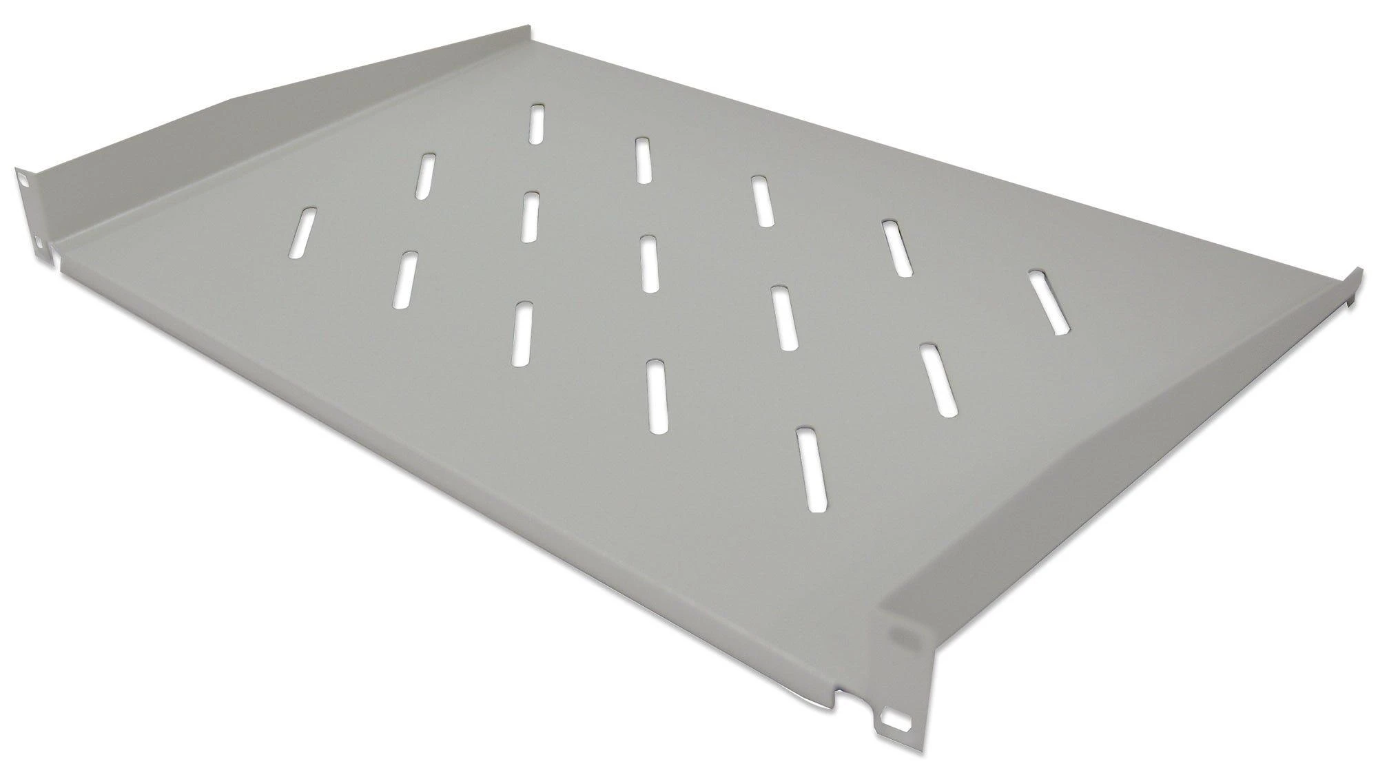 Intellinet 715096 lentyna 1U 350 mm 19" lentyna, 2 tvirtinimo taškai, perforuotas, rutulinis