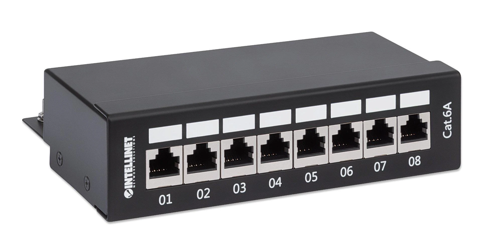 „Intellinet Network Solutions“ INTELLINET 8 prievadų „Cat6a“ FTP darbalaukio juodas