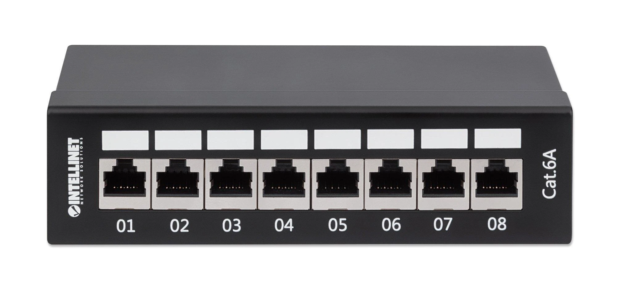 „Intellinet Network Solutions“ INTELLINET 8 prievadų „Cat6a“ FTP darbalaukio juodas