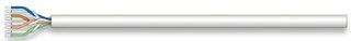 Intracom INTELLINET Cat6 suderinamas masinis kabelis, kietas 23 AWG SOHO UTP 305 m 1 000 pėdų CCA pilka