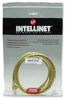 Intellinet Network Solutions Langų kabelis Cat6 UTP 5m geltonas (343725)