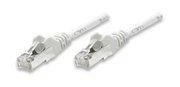 Intracom INTELLINET tinklo kabelis Cat6 U/UTP 5.0m Baltas 14ft. RJ-45 Vyriški / RJ-45 Vyriški Paauksuoti kontaktai Polimaišas