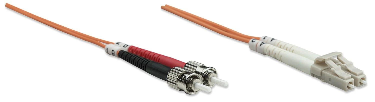 „Intellinet Network Solutions“ kabelis swiatłowodowy Duplex LC/ST, 62,5/125 µm, 1 m (471305)