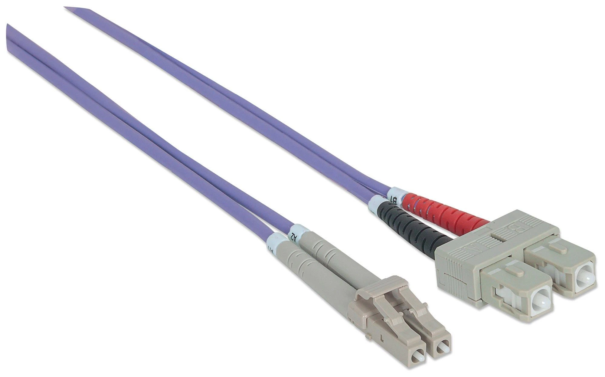Intellinet Network Solutions Šviesolaidinis kabelis LC - SC 5m Violetinis (751056)