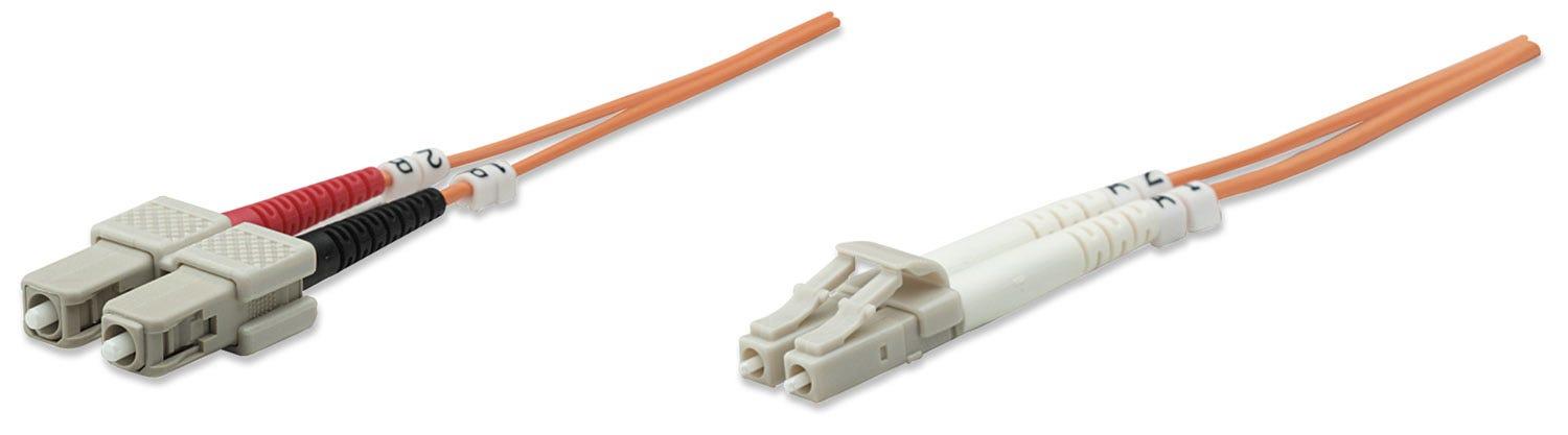 „Intellinet Network Solutions Fiber Patch Cord“, dvipusis, daugiamodis LC/SC 2M (471268)