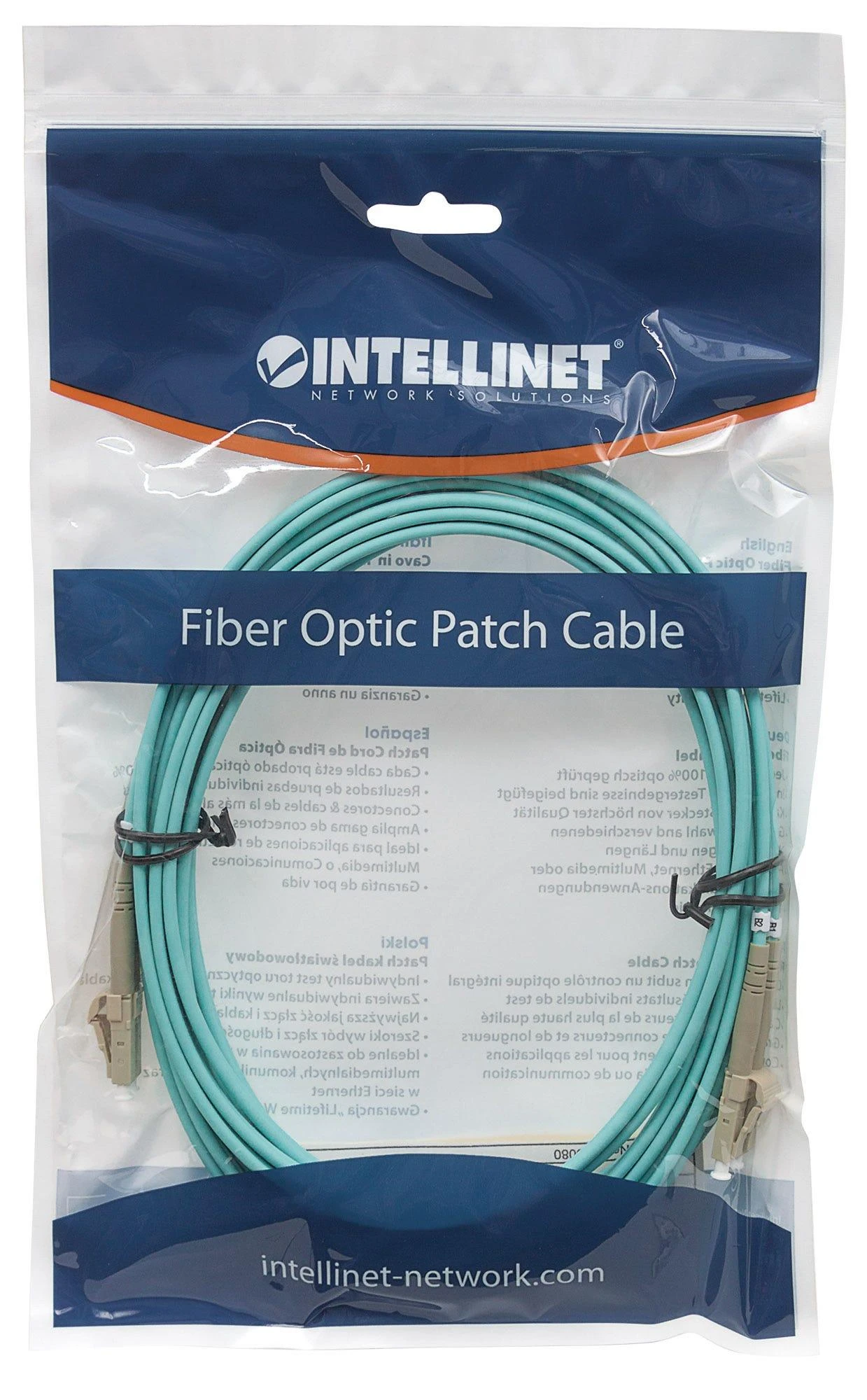 „Intellinet Network Solutions“ šviesolaidinis jungiamasis laidas OM3 50/125 MM LC-LC Duplex 2m (750134)