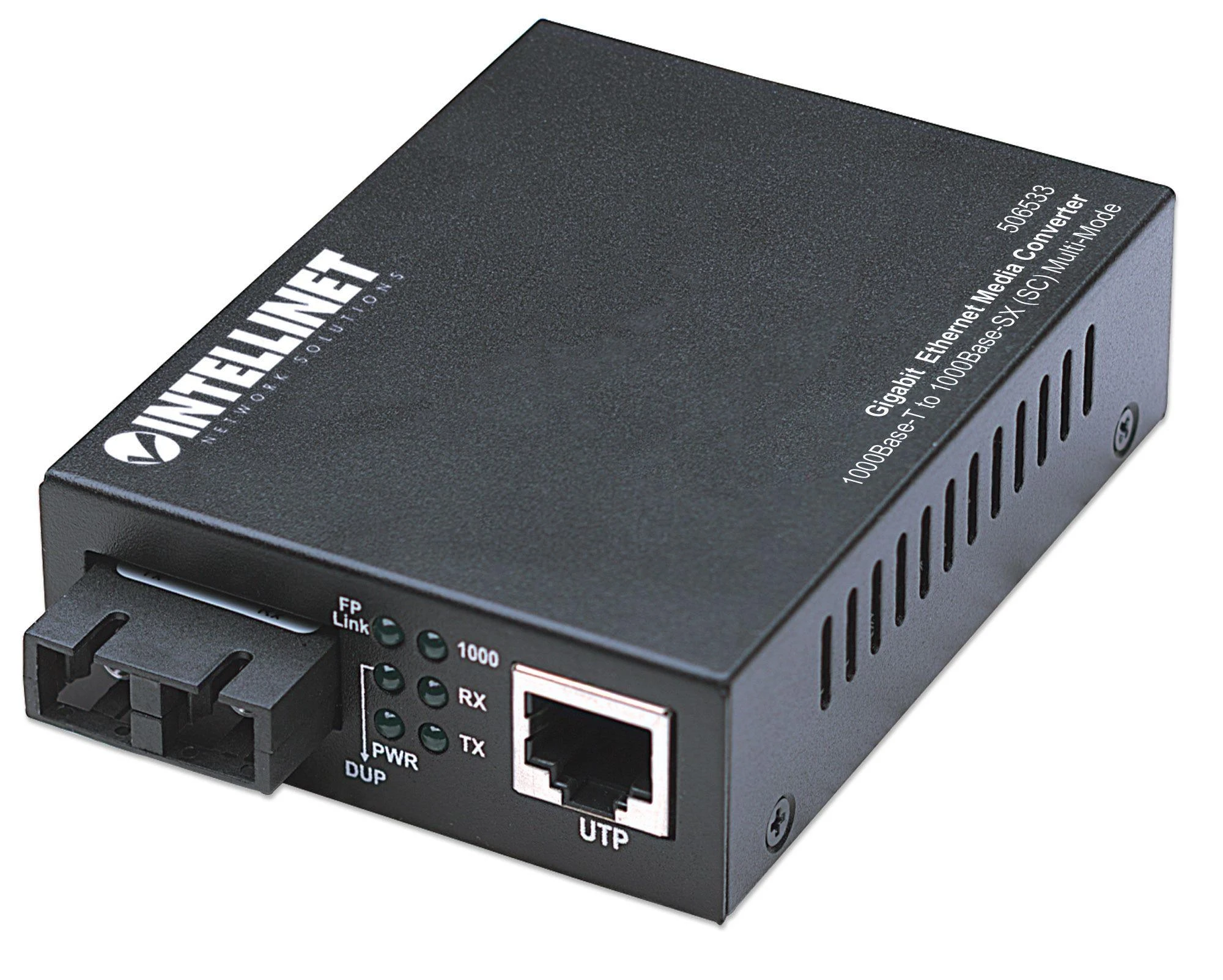 Šakotuvas Intracom INTELLINET Gigabit Media Converter 1000Base-T į 1000Base-SX SC Multi-Mode 220 m 720 ft.