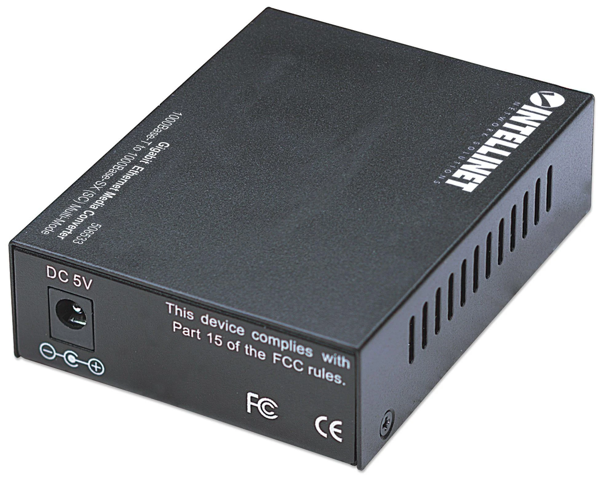 Šakotuvas Intracom INTELLINET Gigabit Media Converter 1000Base-T į 1000Base-SX SC Multi-Mode 220 m 720 ft.