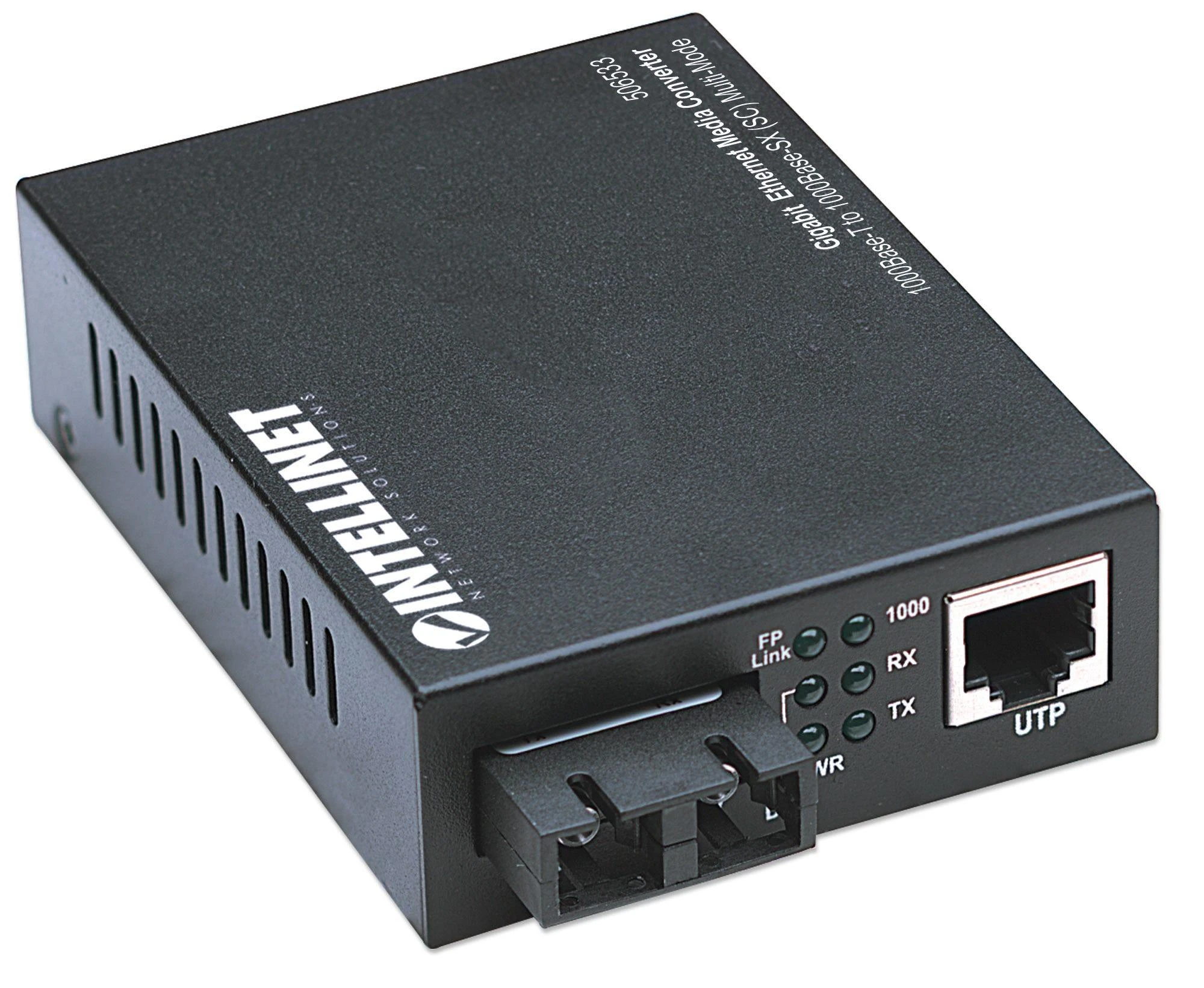 Šakotuvas Intracom INTELLINET Gigabit Media Converter 1000Base-T į 1000Base-SX SC Multi-Mode 220 m 720 ft.