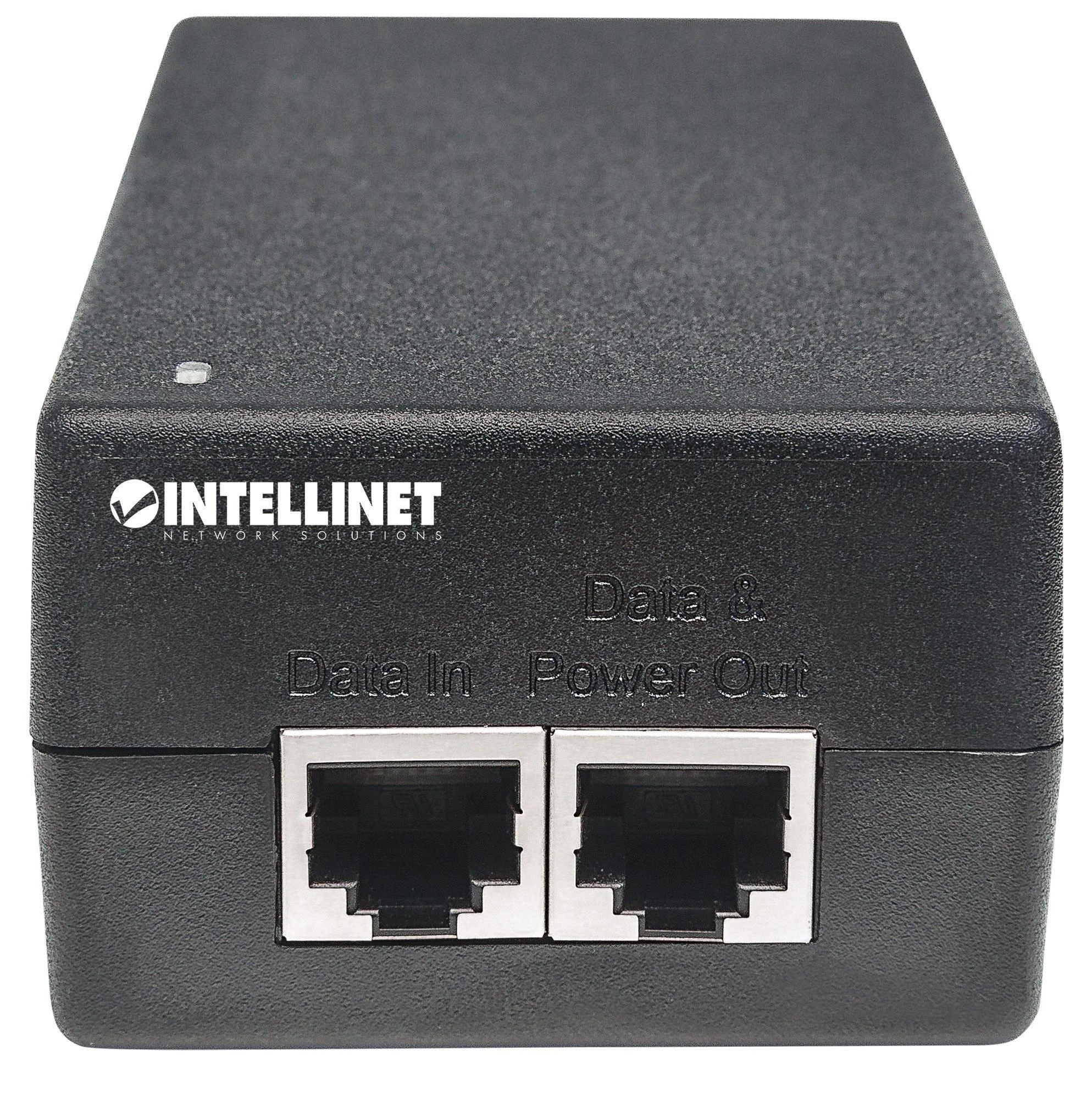 Intracom INTELLINET Gigabit PoE+ Injector One 30 W prievadas IEEE 802.3at/af Suderinamas plastikinis korpusas