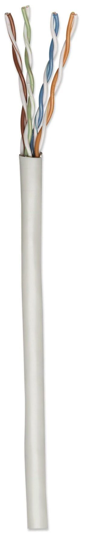 Intracom INTELLINET Cat5e UTP tinklo kabelis masinis kietas 305 m 1000 pėdų 24AWG Pilkas