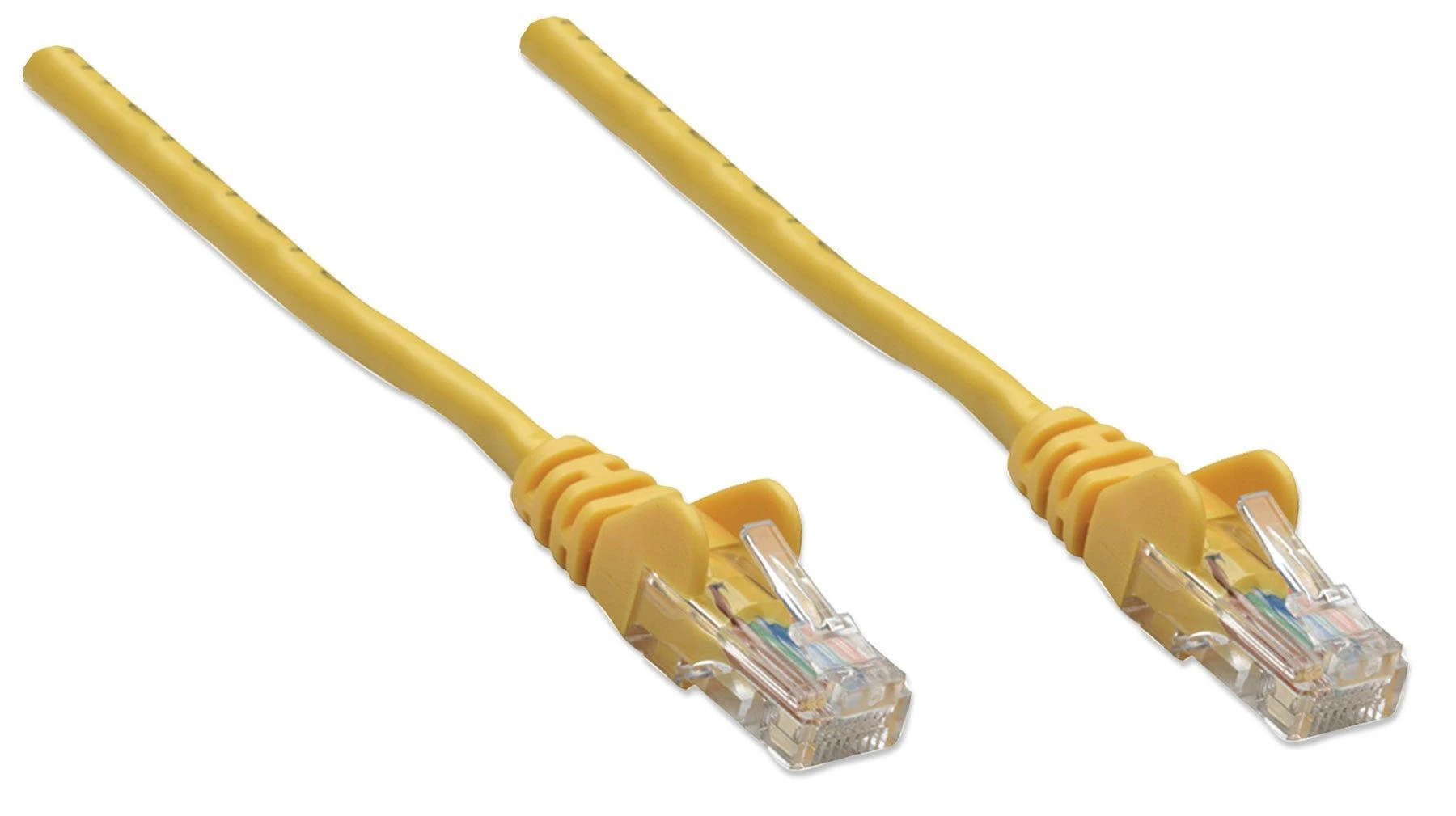 Intracom „Intellinet Network Solutions“ jungiamasis laidas CAT5E UTP 10M Geltonas 100% MIEDŹ (325974)