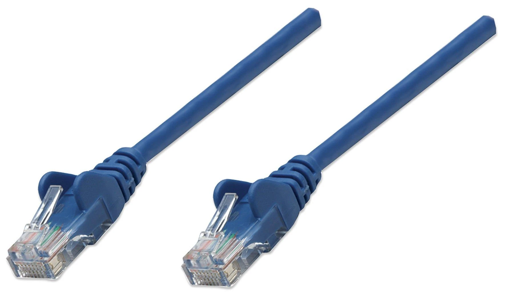 Mėlyna INTELLINET UTP LAN Cat6, kabelis, pleistras, 1.0m, mėlynas, 342575