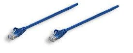Intracom INTELLINET tinklo kabelis Cat5e U/UTP 3,0m 10ft. Mėlyna RJ-45 Vyriški / RJ-45 Vyriški Paauksuoti kontaktai Polibag