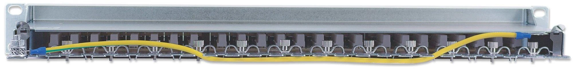 Lynx INTELLINET Patchpanel 1HE 24 prievadų Cat6 FTP grau