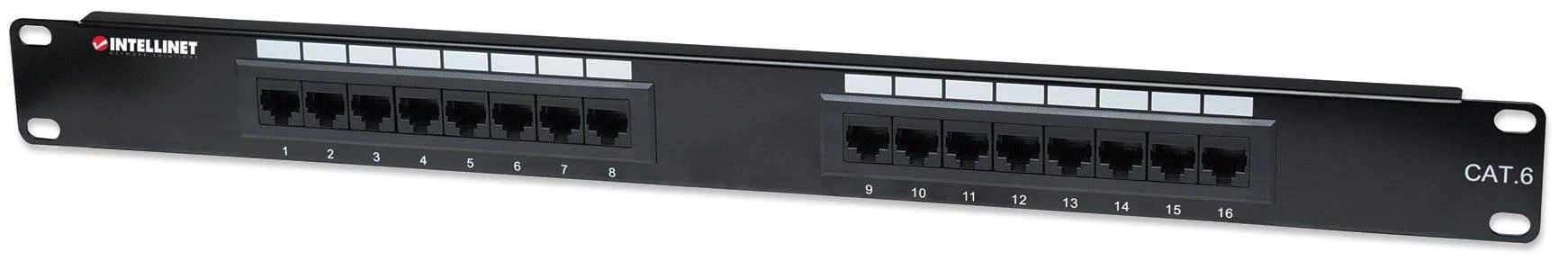 Intellinet 519526 Patch panel UTP Cat6 1U 16 prievadų