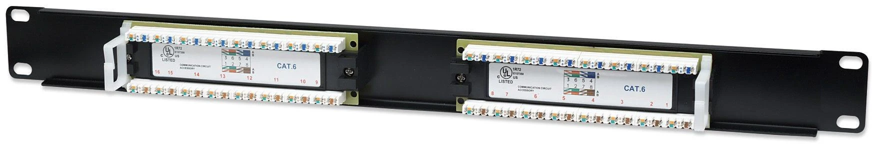 Intellinet 519526 Patch panel UTP Cat6 1U 16 prievadų