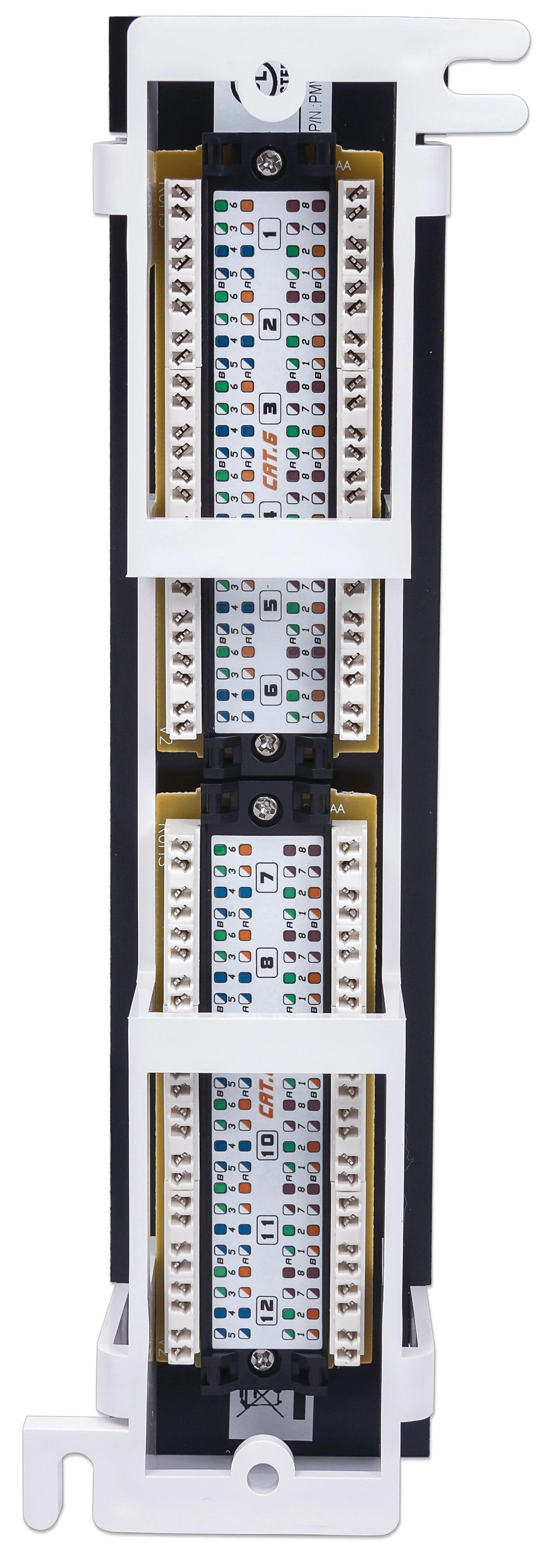 Intellinet 560269 Patch Panel naścienny Cat6 UTP 12x RJ45