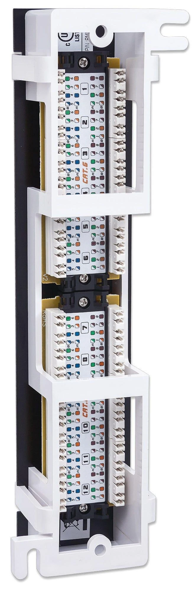 Intellinet 560269 Patch Panel naścienny Cat6 UTP 12x RJ45