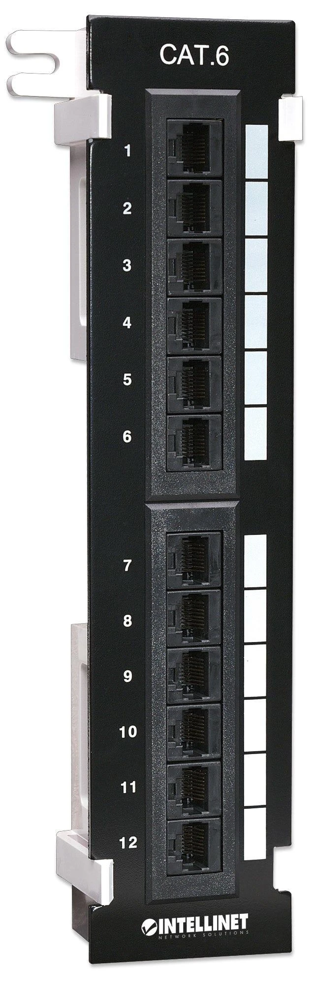 Intellinet 560269 Patch Panel naścienny Cat6 UTP 12x RJ45