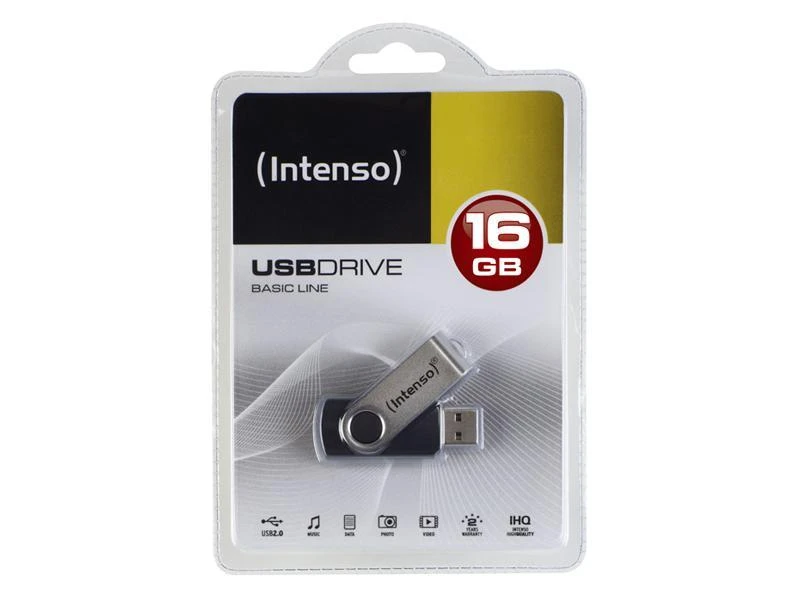 STICK 16GB 2.0 Intenso Basic Line