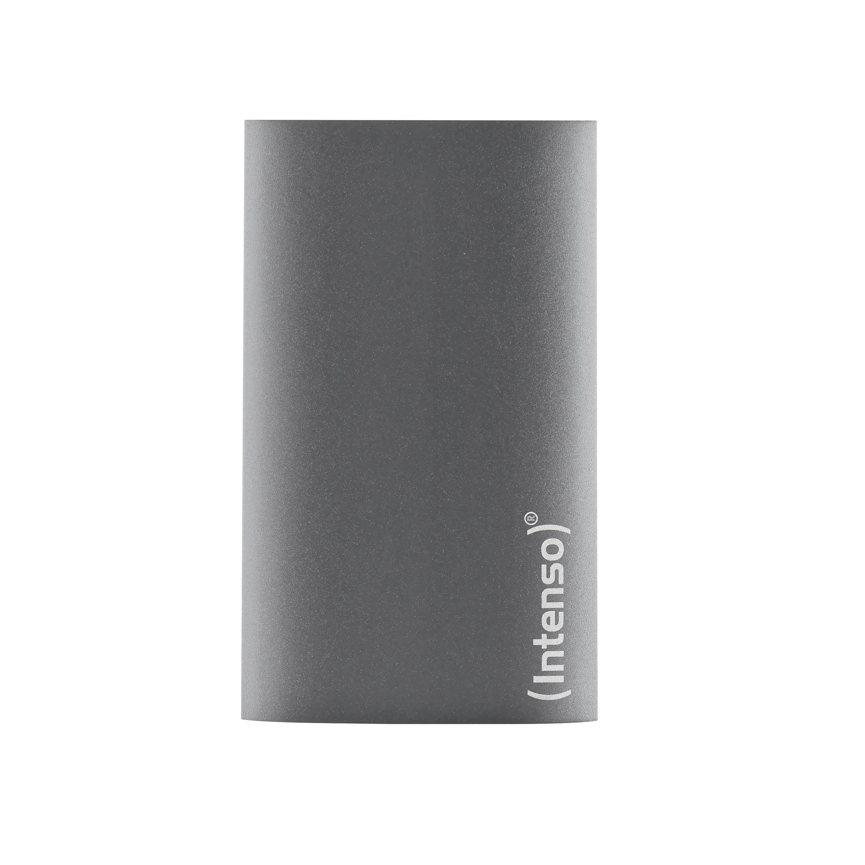 Kietasis diskas „Intenso“ išorinis nešiojamasis SSD 1,8 colio 256 GB, „Premium Edition“, USB 3.0, antracitas
