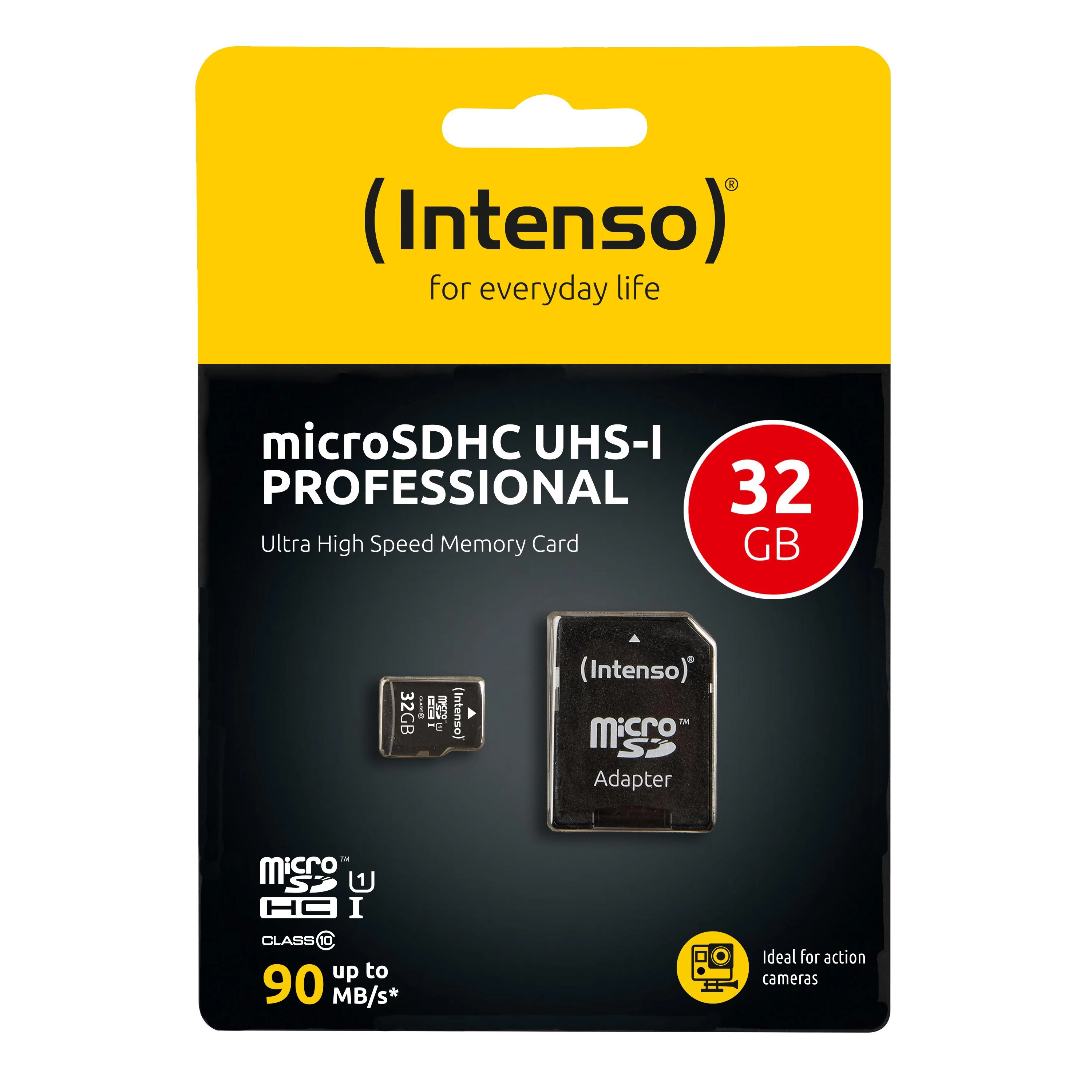 ATMINTIS Micro SDHC 32GB C10 SU ADAPTERIU 3433480 INTENSO