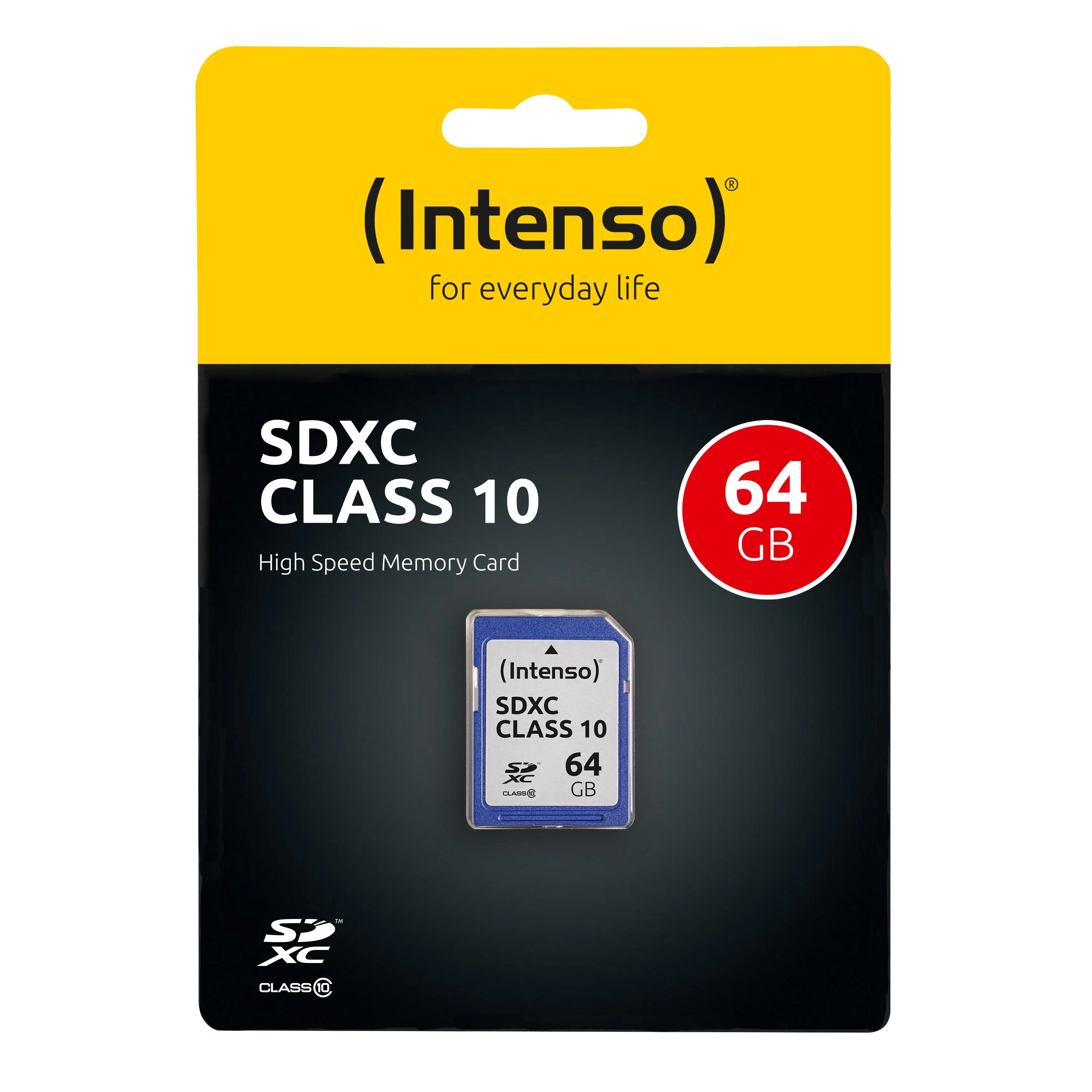 Atminties kortelė Intenso SDXC 64GB Class10 3411490